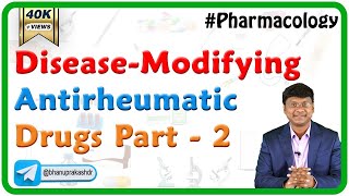 Diseasemodifying antirheumatic drugs DMARDs Part 2  Pharmacology [upl. by Irisa957]