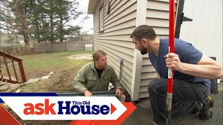 How to Install a Channel Drain  Ask This Old House [upl. by Tremain]