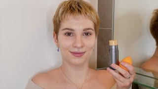 How to properly apply Stick Foundation with a Sponge [upl. by Groveman]