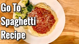 Homemade Spaghetti Sauce Recipe  Go To Spaghetti Recipe [upl. by Siusan]