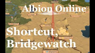 Albion Online  Caerleon to Bridgewatch fast almost safely [upl. by Vergos]