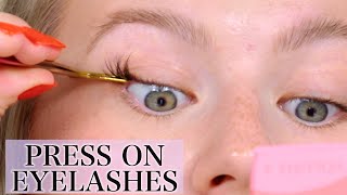 Press On Lashes  NO GLUE [upl. by Kurland]