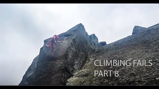 Rock Climbing Falls Fails and Whippers Compilation Part 8 [upl. by Alejna]