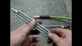 DIY ClampTite Wire Clamping Clone Using Turnbuckles [upl. by Clercq]