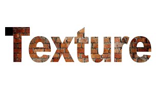 How to Add Texture to Text in Photoshop  Clipping Mask [upl. by Motch352]