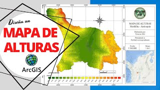 📝Diseña un Mapa de Alturas  ArcGIS🌄 [upl. by James]