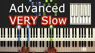 Mozart  Turkish March Rondo Alla Turca  VERY SLOW Piano Tutorial Easy  How To Play Synthesia [upl. by Seibold]