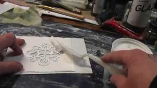 Make Your Own Embossing Plate From Stencil [upl. by Indira]