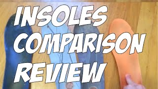 Insoles comparison review  Superfeet Sorbothane amp Orthaheel [upl. by Aimac960]