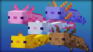 30 Things You Didnt Know About Axolotls in Minecraft [upl. by Electra]