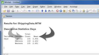 How to Analyze Data with Minitab 17 [upl. by Weinrich]