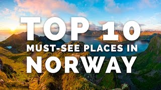 TOP 10 MUSTSEE PLACES IN NORWAY  A Photographers Guide [upl. by Yardley]