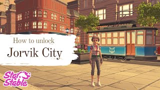 HOW TO UNLOCK JORVIK CITY 🌃  Star Stable Online [upl. by Naujaj]