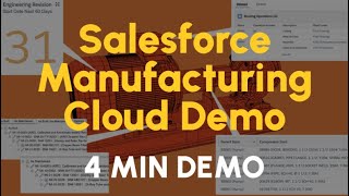 Rootstock Cloud ERP  Salesforce Manufacturing Cloud Demo [upl. by Dnarud]