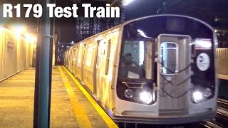 ⁴ᴷ New R179 Test Train on the N and G Lines [upl. by Blase]