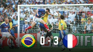 France 3  0 Brazil  World Cup 1998 HD [upl. by Grossman]