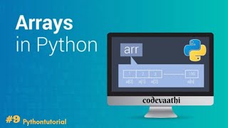 Python Array  Python Tutorial in Tamil 9 [upl. by Savannah509]