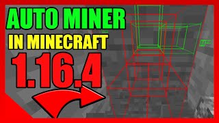 How To Get Auto Miner In Minecraft 1165 Forge UnBannable [upl. by Aeuhsoj981]