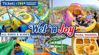 Wet N Joy Water Park Lonavala  All RidesSlides  Ticket PriceOfferFood  A to Z Information [upl. by Obla]