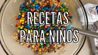 RECETAS PARA COCINAR CON NIÑOS  Actividades Para Tus Hijos En Vacaciones [upl. by Domela]