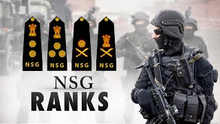 NSG Deputation amp Rank Structure For Officers amp Jawans [upl. by Hpesojnhoj83]