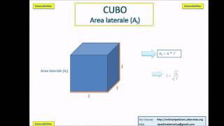 Cubo formule di Area e Volume [upl. by Wilen375]