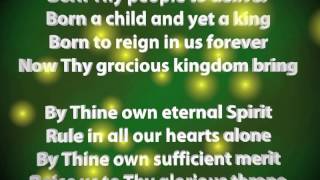 Come Thou long expected Jesus with Lyrics [upl. by Ater]