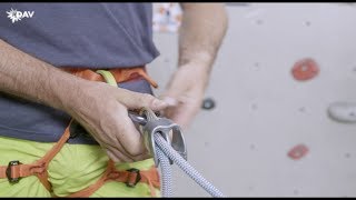 Climb Safe How to belay with the ATC [upl. by Netsirk348]