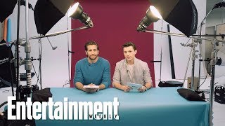 Tom Holland amp Jake Gyllenhaal Interview Each Other  Digital Cover Shoot  Entertainment Weekly [upl. by Attela623]