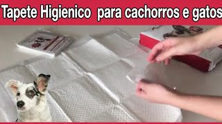 Tapete Higienico para cachorro e gatos [upl. by Sesiom]