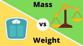 Difference between MASS and WEIGHT [upl. by Yema]