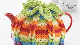 Crochet Teapot Cover  EASY  The Crochet Crowd [upl. by Xymenes]