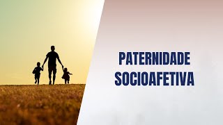 Paternidade socioafetiva [upl. by Lorn]