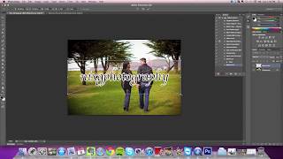 How to Watermark Multiple Pictures in Photoshop CS6 [upl. by Pavkovic]