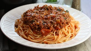 Quick amp Easy Spaghetti Bolognese [upl. by Berlinda530]