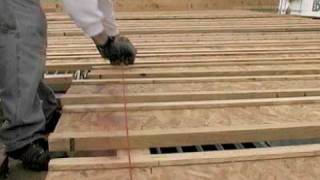 Cutting Floor Joists to Length [upl. by Ikey326]