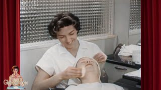 A Visit to a 1950s Beauty Salon Restored and Colorized [upl. by Ailesor124]