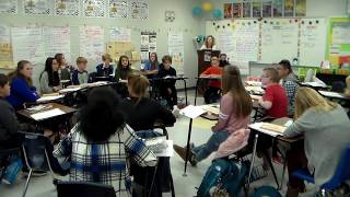 Socratic Seminar in the 7th grade ELA Classroom [upl. by Abdel658]