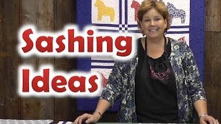 Quilt Sashing Ideas  Quilting Techniques [upl. by Droc10]