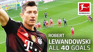 All 40 Goals of Robert Lewandowski 202021 so far [upl. by Jevon404]