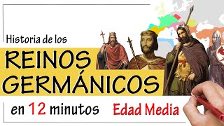 Los REINOS GERMÁNICOS ⚔  Resumen  Visigodos Ostrogodos Francos y Anglosajones [upl. by Behah328]