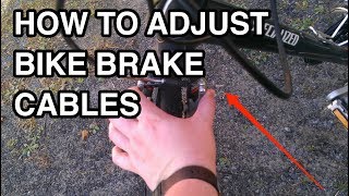 How to Tighten Bike Brake Cables [upl. by Haldis856]