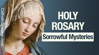 HOLY ROSARY  Sorrowful Mysteries Tuesday amp Friday Catholic [upl. by Malloch]