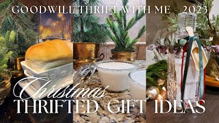 GOODWILL THRIFTING FOR CHRISTMAS GIFTS 2023  EASY AFFORDABLE HOMEMADE THRIFTED GIFTS [upl. by Siaht]