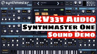 KV331Audio Synthmaster One Synthesizer Sound Demo  SYNTH ANATOMY [upl. by Adoree446]