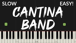 Cantina Band  Star Wars  EASY Piano Tutorial [upl. by Anner]