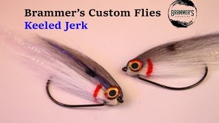 Fly Tying Brammers Keeled Jerk  Weedless Baitfish [upl. by Ardek]