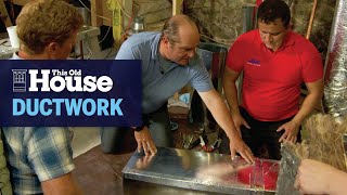 How to Install Ductwork  This Old House [upl. by Germann]