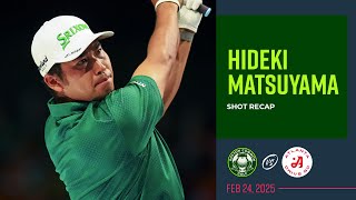 Hideki Matsuyama  Shot Recap  Boston Common Golf [upl. by Joette]