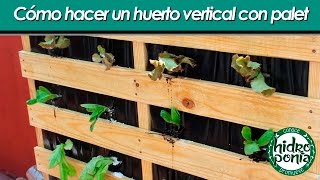 Cómo hacer un huerto vertical con palet [upl. by Radack]